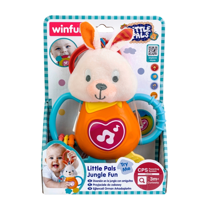 Winfun - Little Pals Jungle Fun Interactive Toy - Bouncy Bunny