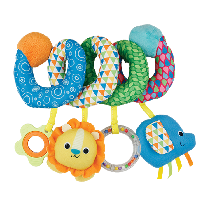 Winfun - Take-Along Fun Spiral Crib & Stroller Toy - Multicolor