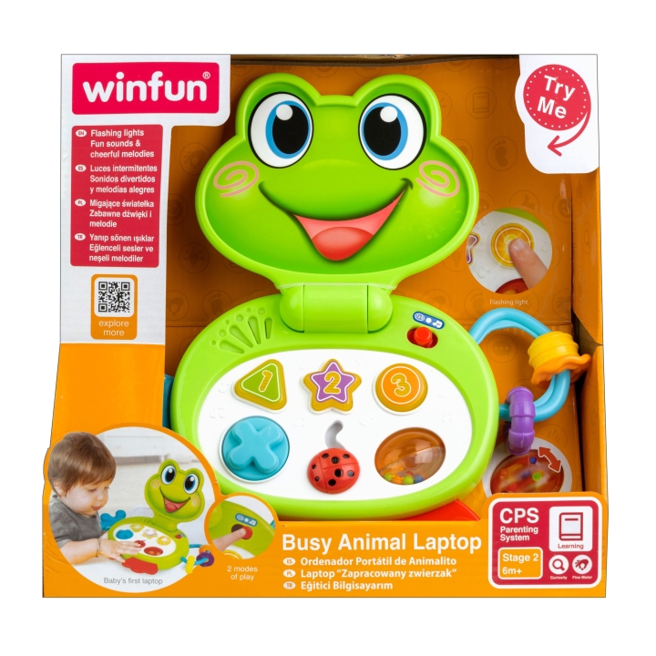 Winfun - Busy Animal Laptop - Froggy