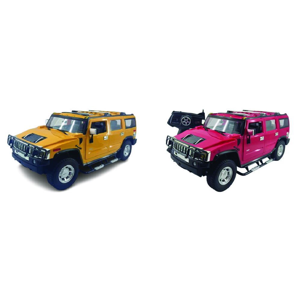 Sam Toys - 1:10 Hummer - Yellow & Red Assorted Color