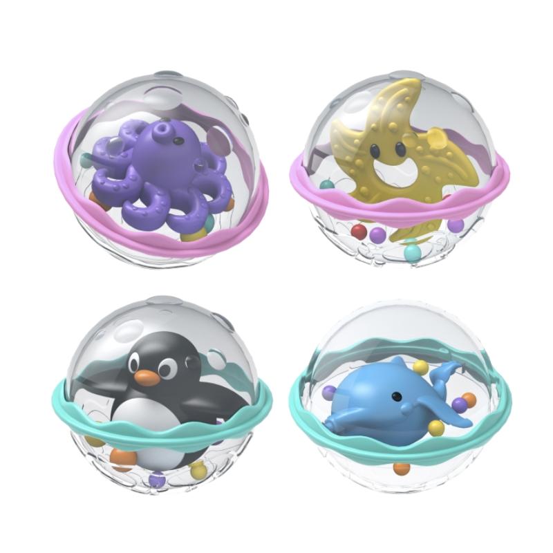 WinFun - Bathtime Pals Floating Balls - 4 Pcs