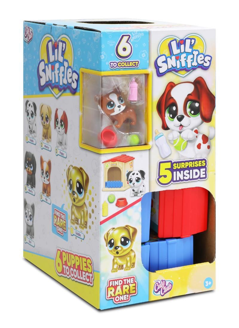 Funville - Cute Club Lil Puppies Collectible - Color & Style May Vary - 1 Pc