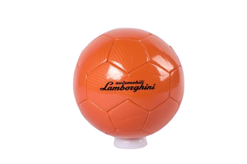 Lamborghini - Size 5 PU Carbon Fiber Soccer Ball - Orange