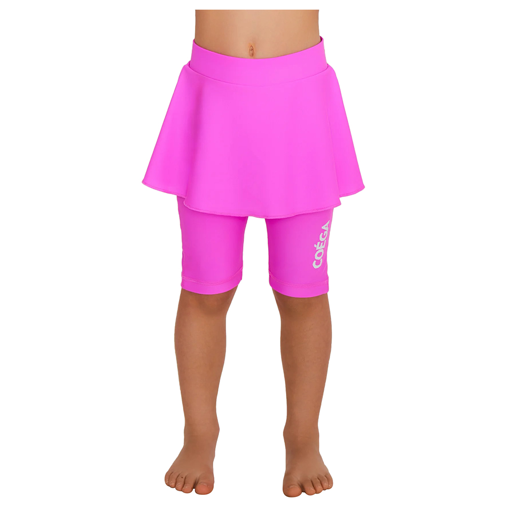 Coega Sunwear Girls Kids Skirted Shorts Abstract Drops - Purple
