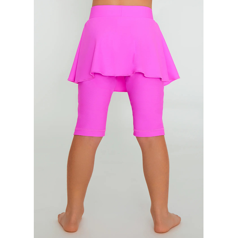Coega Sunwear Girls Kids Skirted Shorts Abstract Drops - Purple