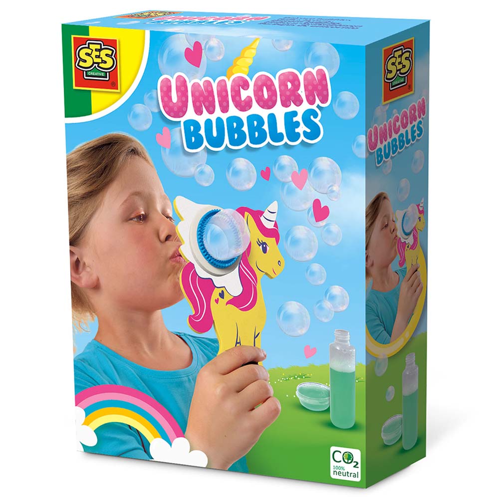 SES Creative - Unicorn Bubbles With Solution - 200 ml