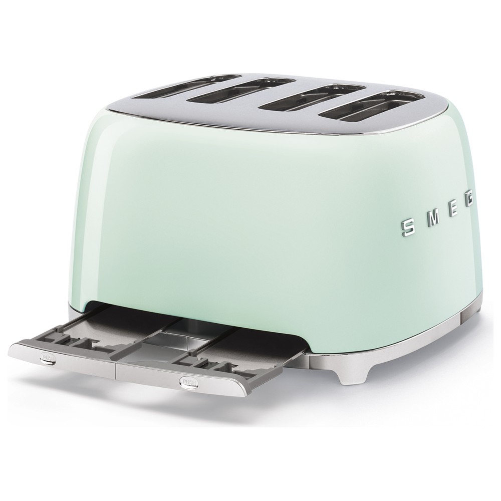 Smeg - 50's Retro Style 4 Slice Toaster - Pastel Green