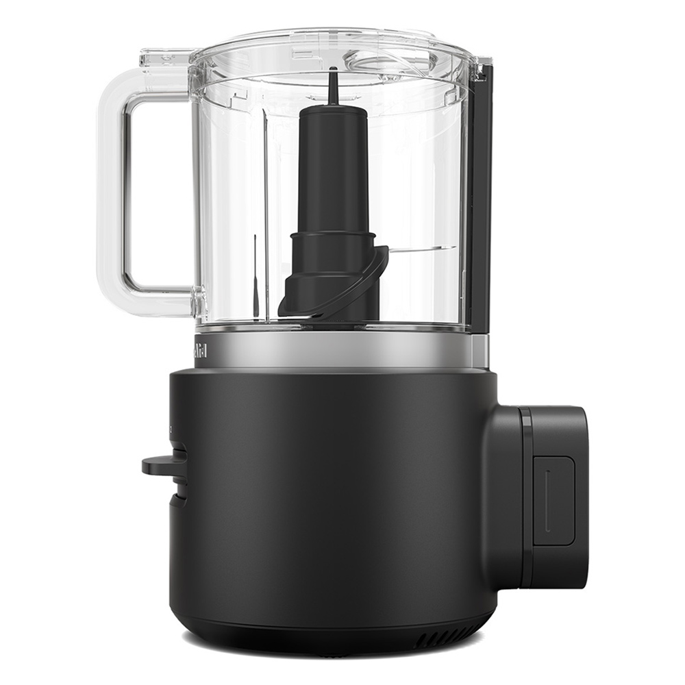 KitchenAid - Cordless Food Chopper With Battery - Black - 12 V - 1.18 L