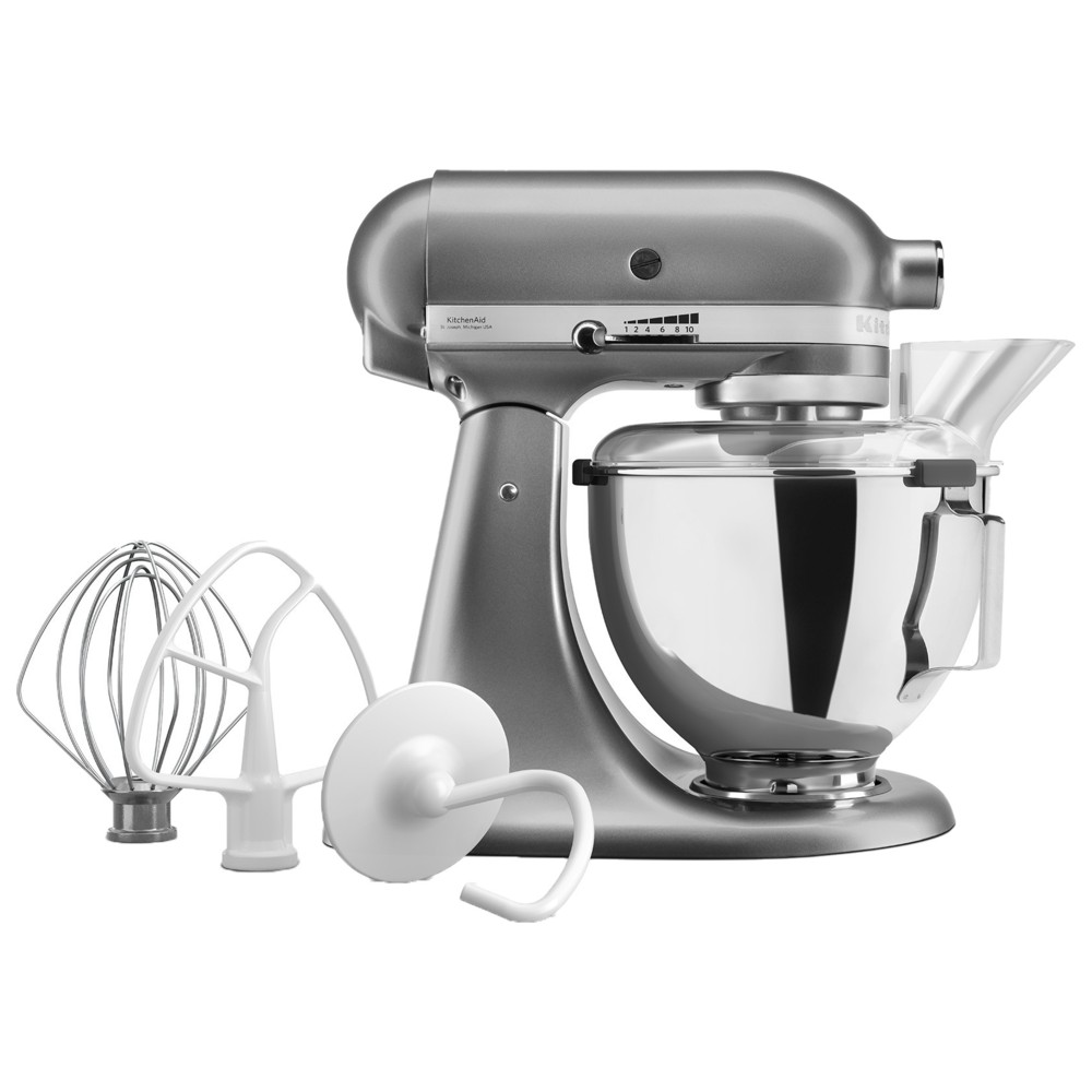 KitchenAid - Tilt Stand Mixer - Contour Silver - 275 W - 4.3 L
