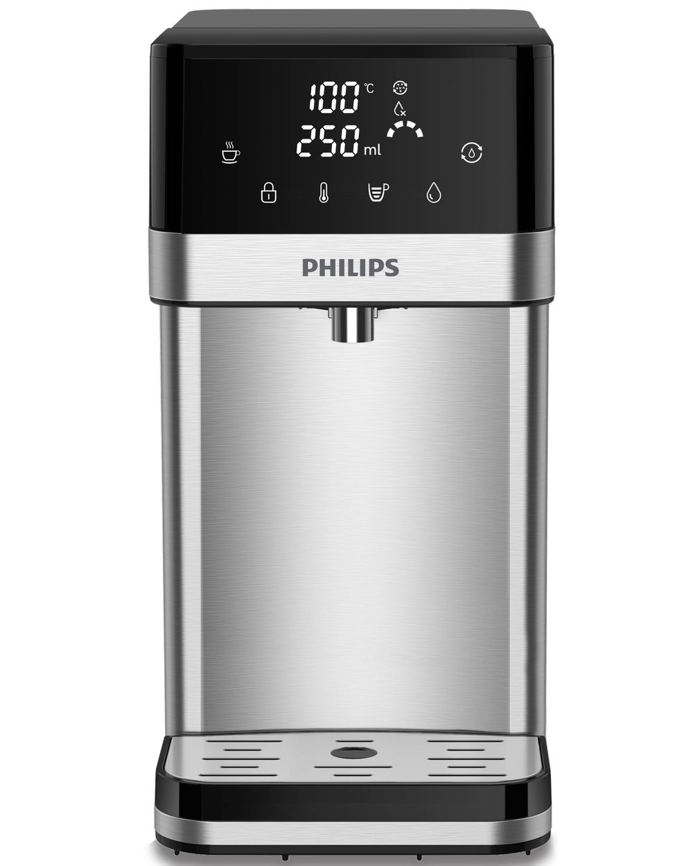 Philips Instant Heating Water Dispenser - Silver/Black - 2.2 L