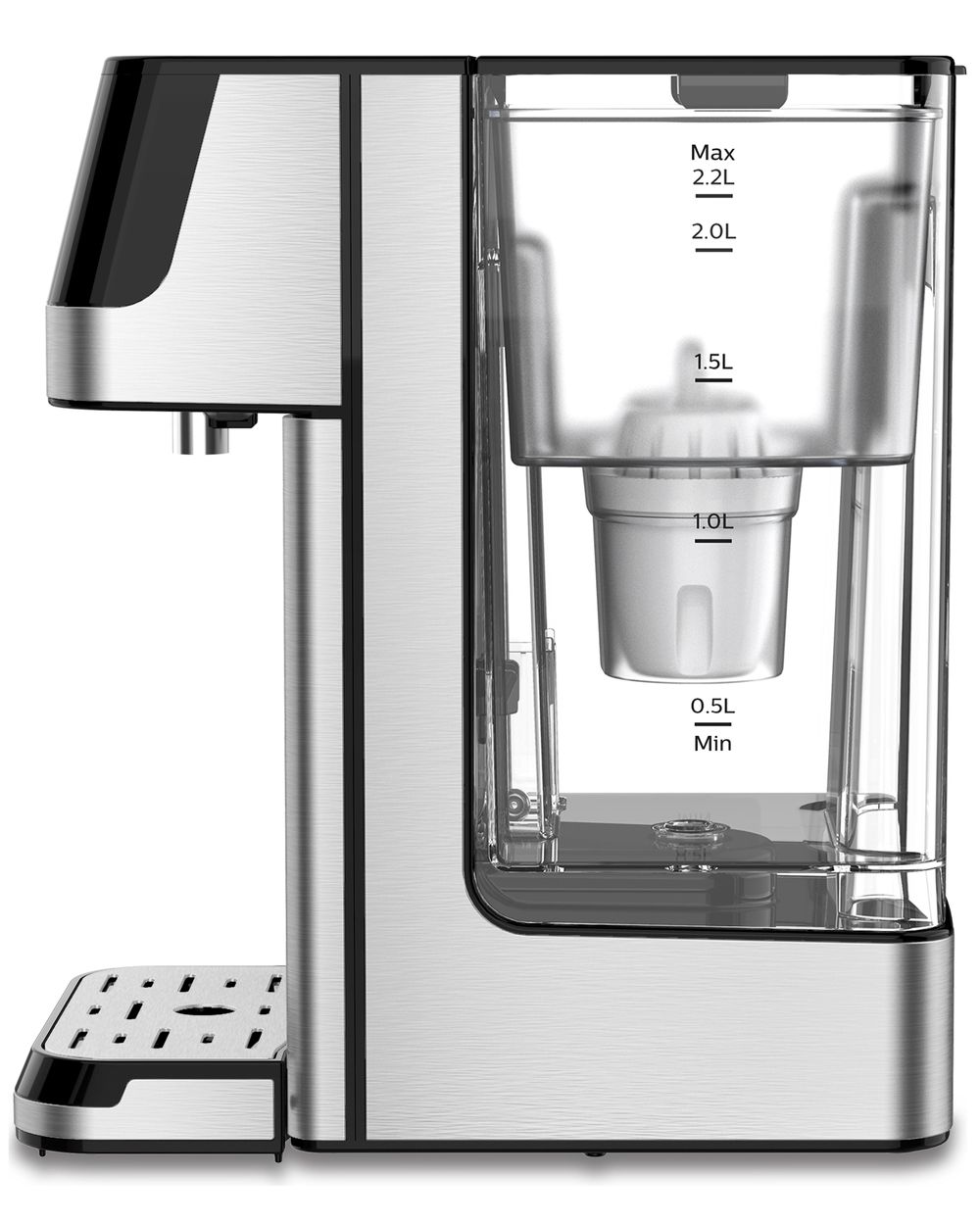 Philips Instant Heating Water Dispenser - Silver/Black - 2.2 L