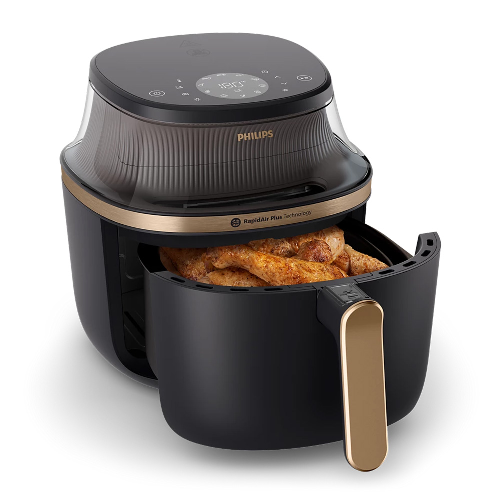 Philips - 3000 Series Airfryer - Black - 1400 W - 4.2 L