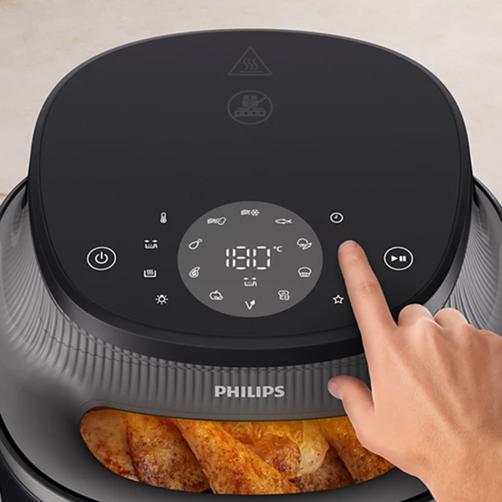 Philips - 3000 Series Airfryer - Black - 1400 W - 4.2 L