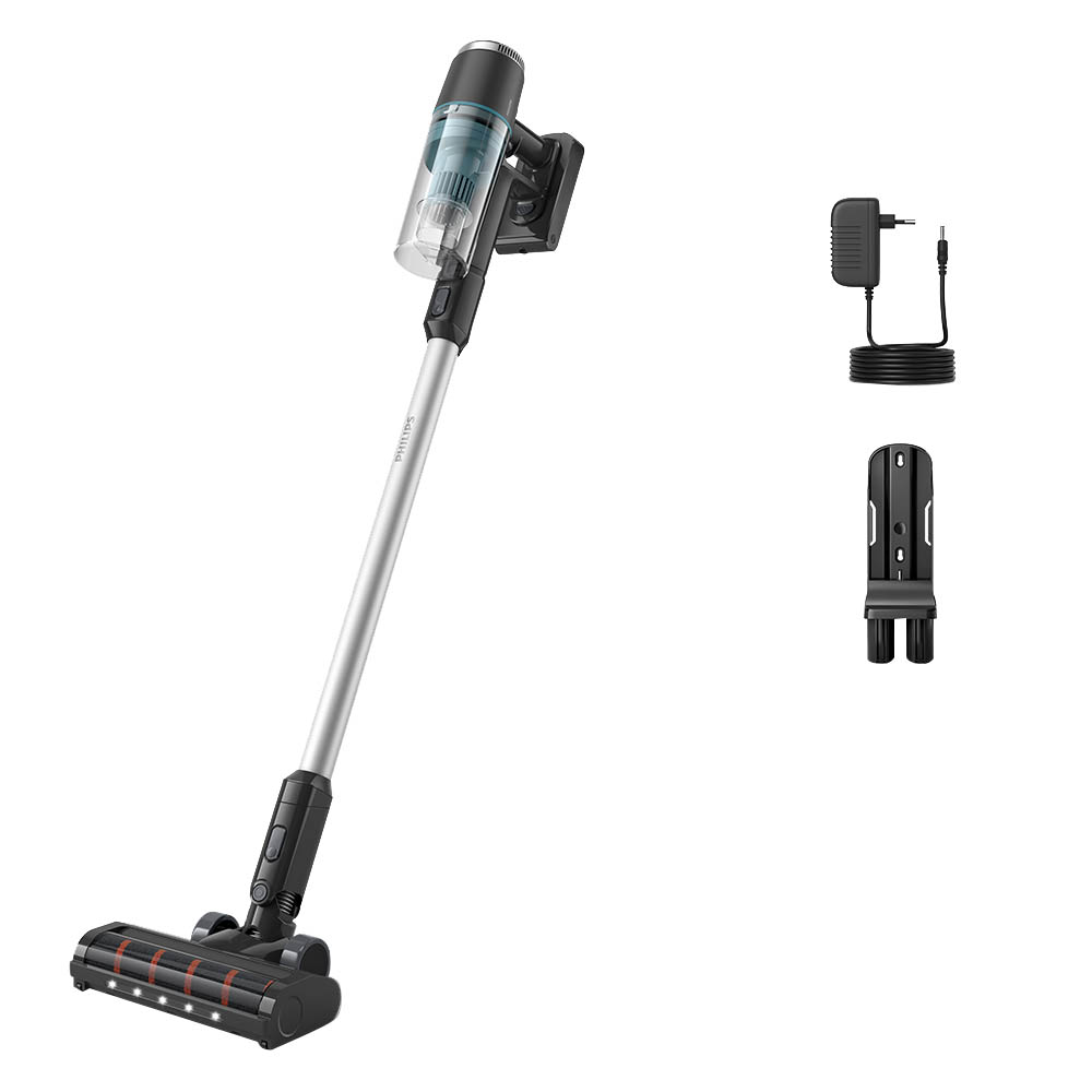 Philips - 3000 Series Cordless Stick Vacuum Cleaner - Black - 25.2 V