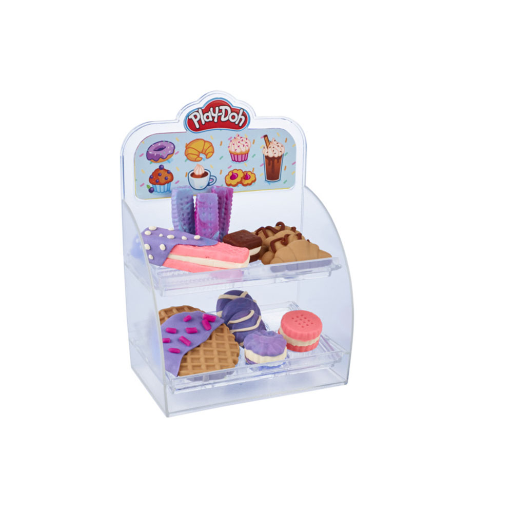 Play-Doh - Kitchen Creations Super Colourful Cafe Dough Compound Playset - 28 Pc Set