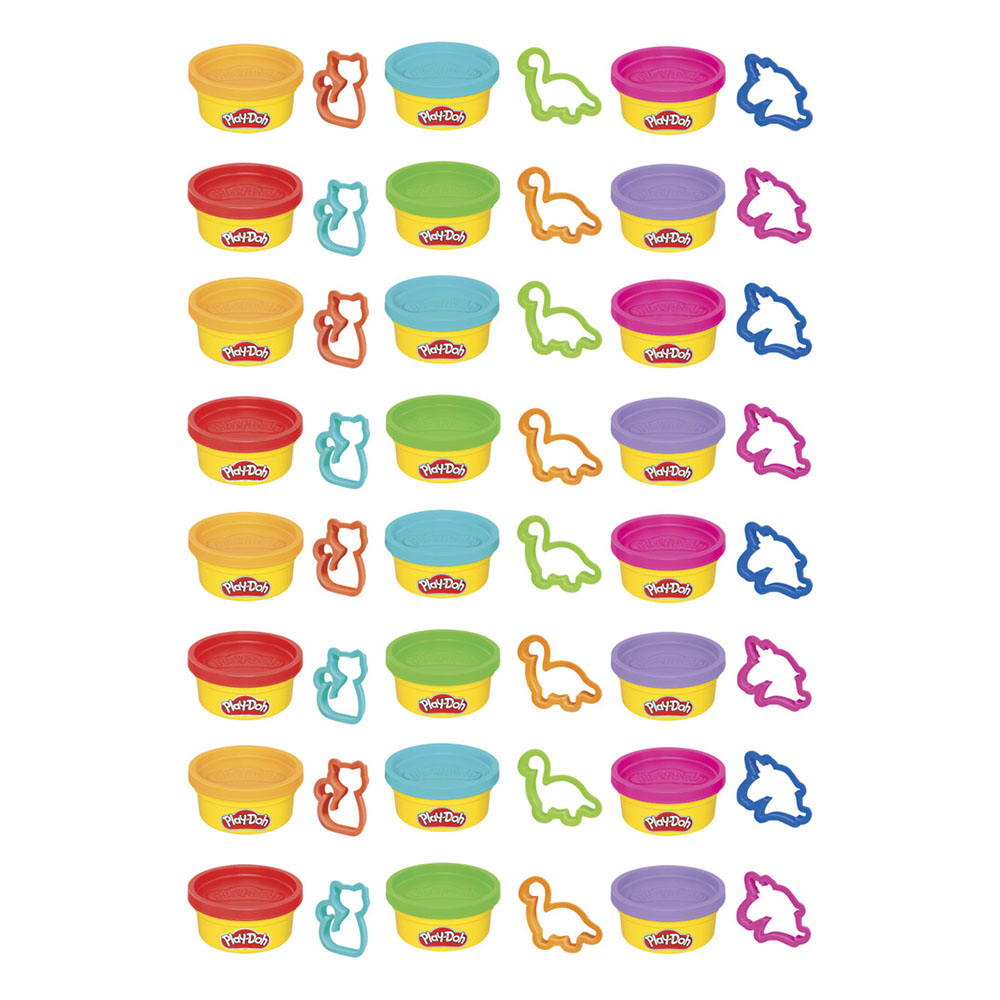 Play-Doh - Party Favor Pack Modelling Compound With Cutters - 1.36 Kg - 24 Pc Set