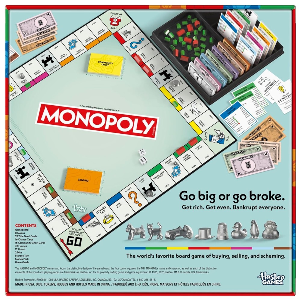Monopoly - Classic Board Game - English