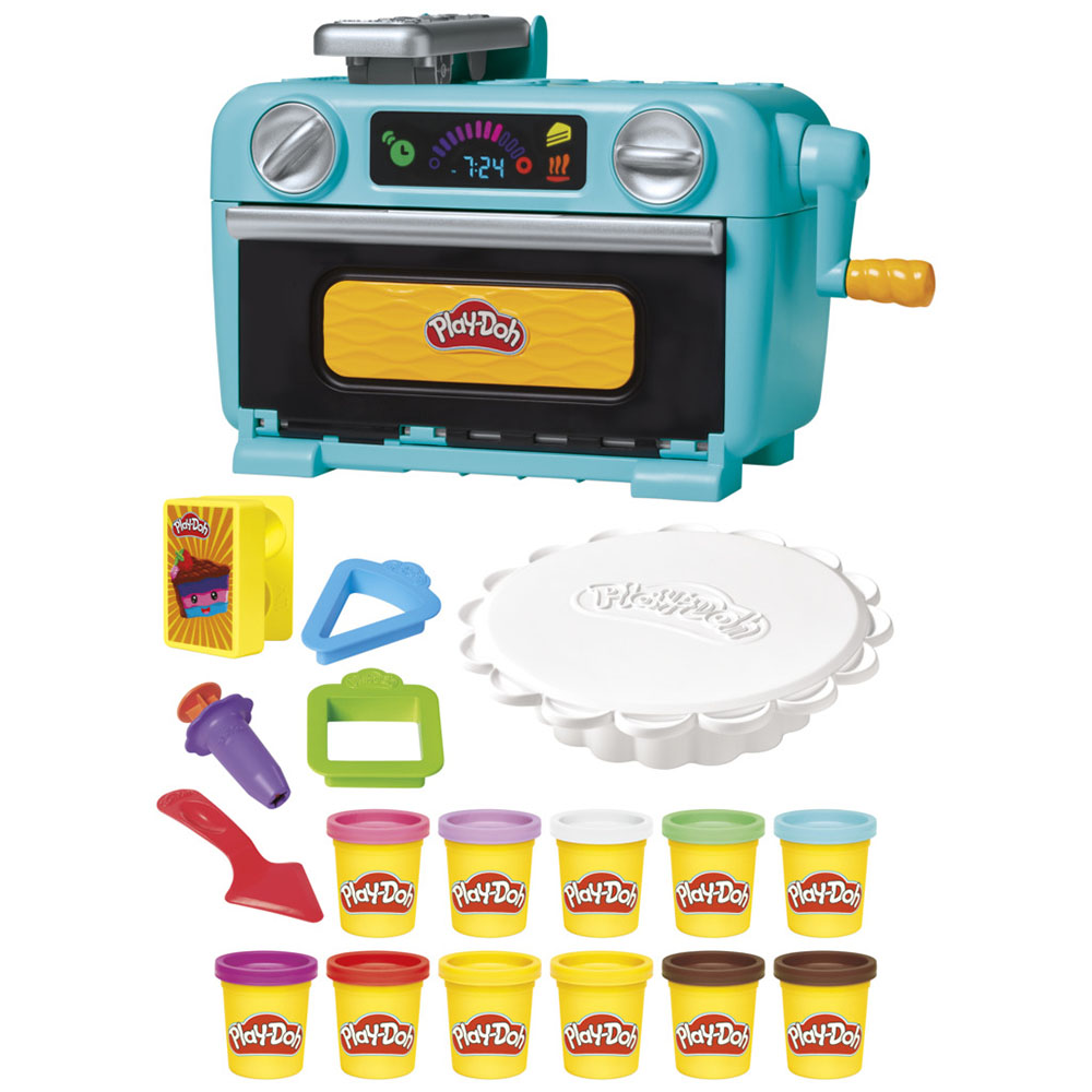 Play-Doh - Super Slice Cake Dough Compound Playset - 11 Pc Set