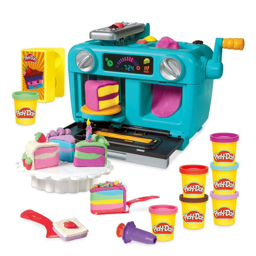 Play-Doh - Super Slice Cake Dough Compound Playset - 11 Pc Set