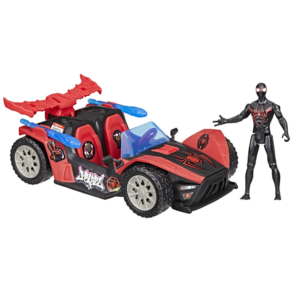 Marvel - Spider-Man Venom Versus Miles Morales Blast Toy Car And Figure Set