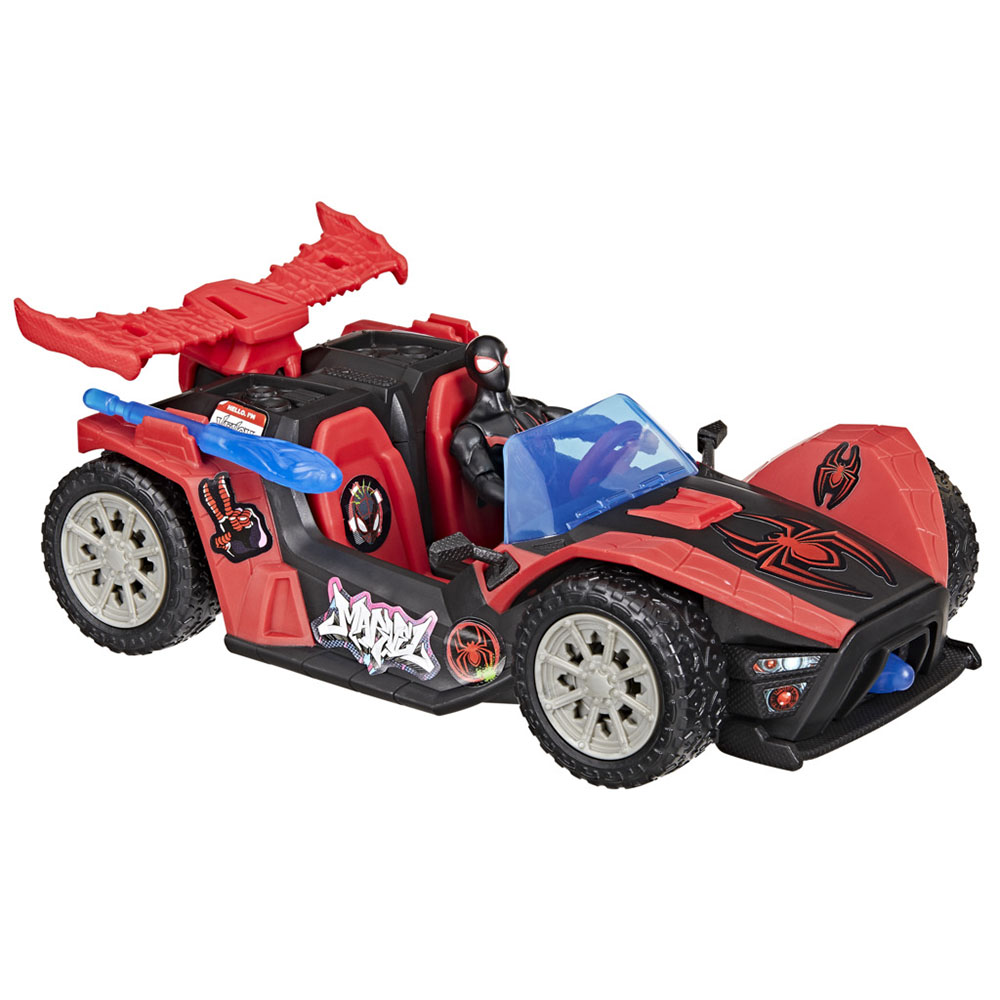 Marvel - Spider-Man Venom Versus Miles Morales Blast Toy Car And Figure Set