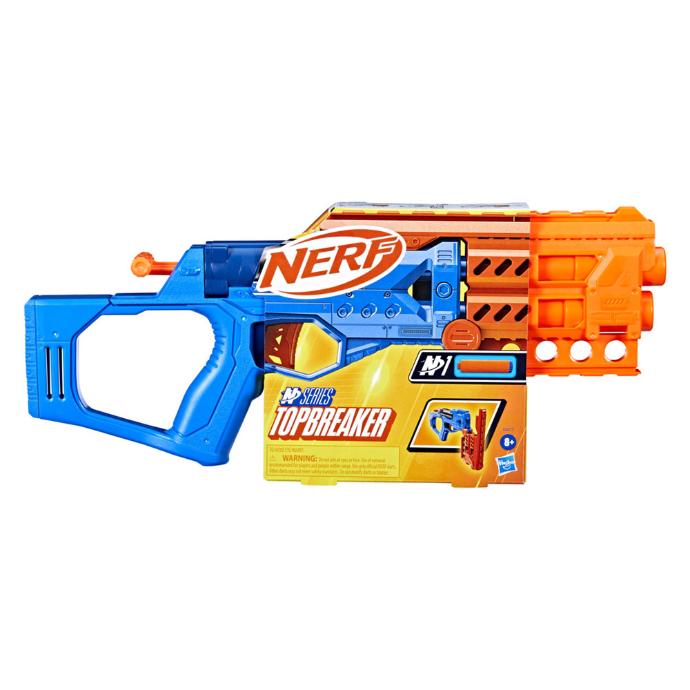 Nerf - N Series Topbreaker Blaster With N1 Darts - 5 Pc Set