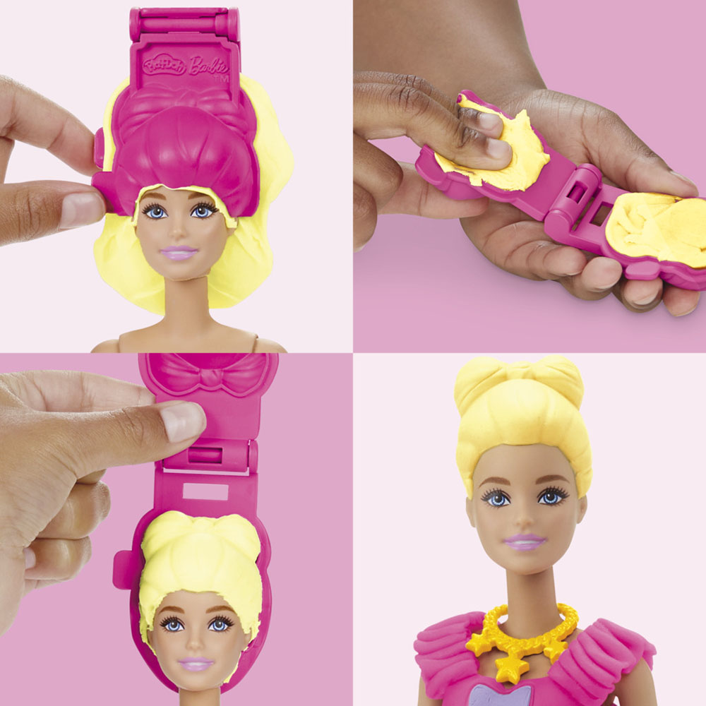 Play-Doh - Barbie Ruffles And Bows Dough Compound Playset - 9 Pc Set