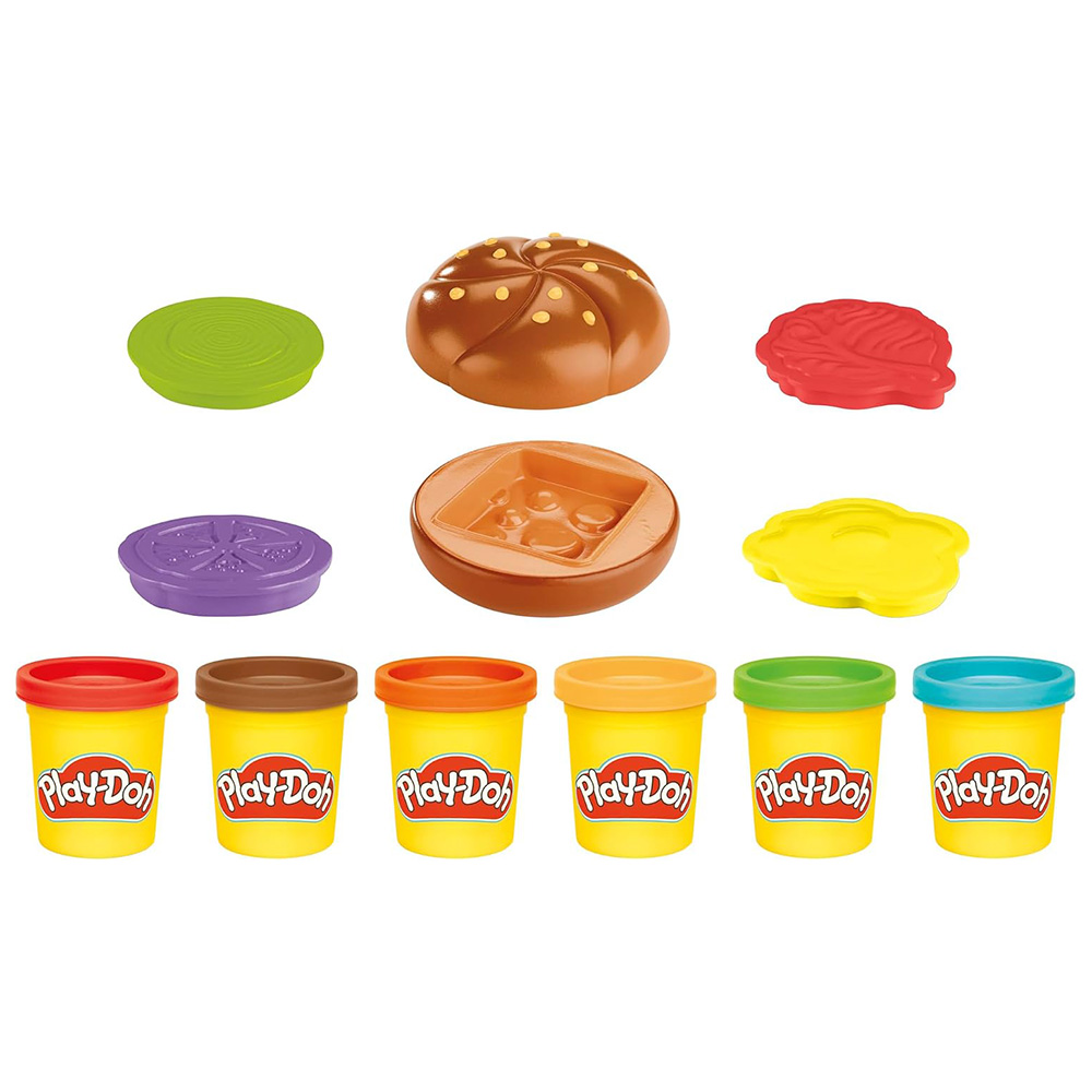 Play-Doh - Grill Fun Kitchen Dough Compound Playset - 12 Pc Set