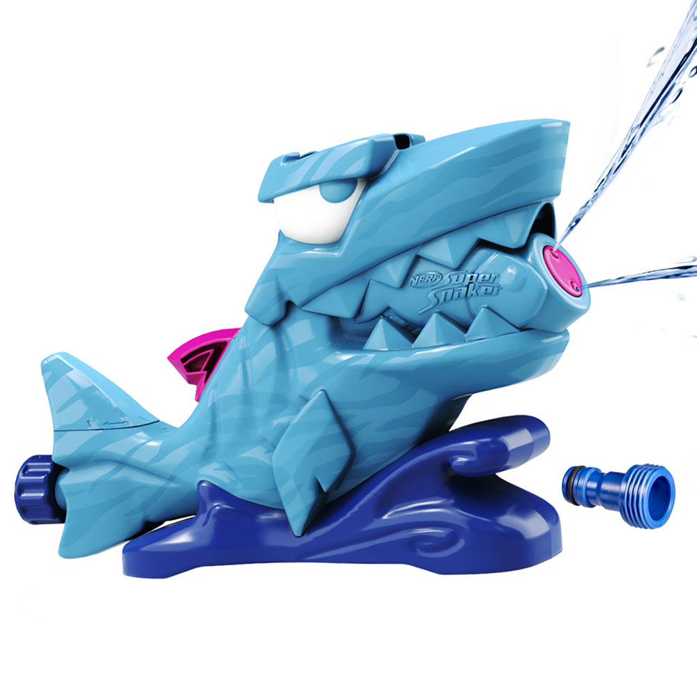 Nerf - Super Soaker Hop And Chomp Water Toy - Shark