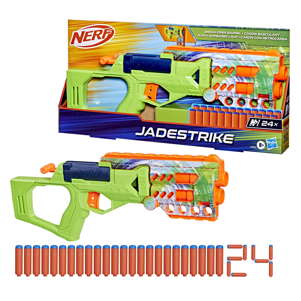 Nerf - N Series Jadestrike Blaster With Nerf N1 Darts - Green - 25 Pc Set