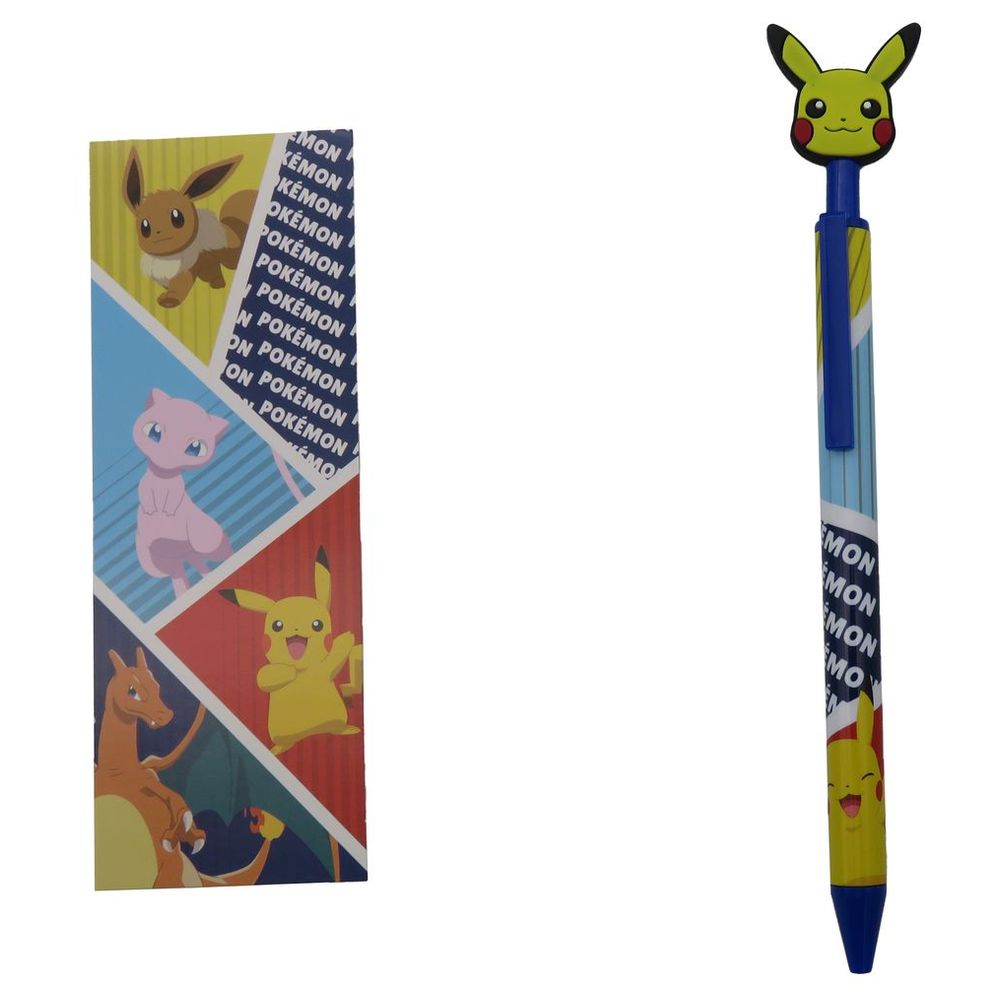 Pokemon - Stationery Set With Notebook - 5 Pcs