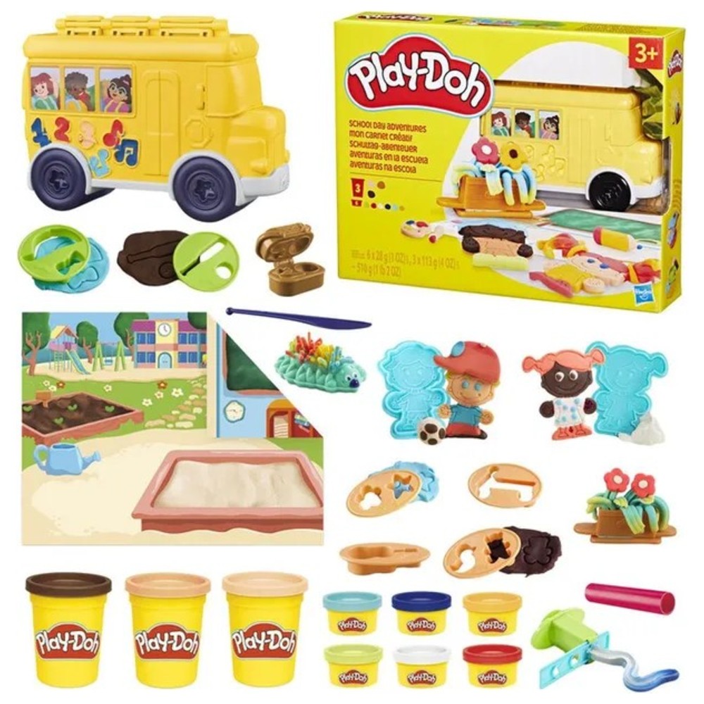 Play-Doh - School Day Adventures Set With Dough Compound - 24 Pc Set