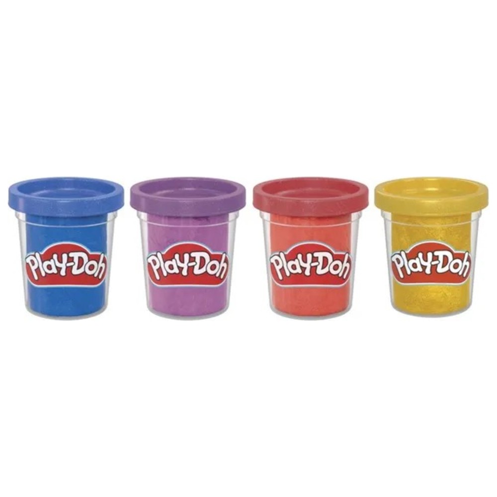 Play-Doh - Metallic Shine Compound - 340 gm - 4 Pc Set