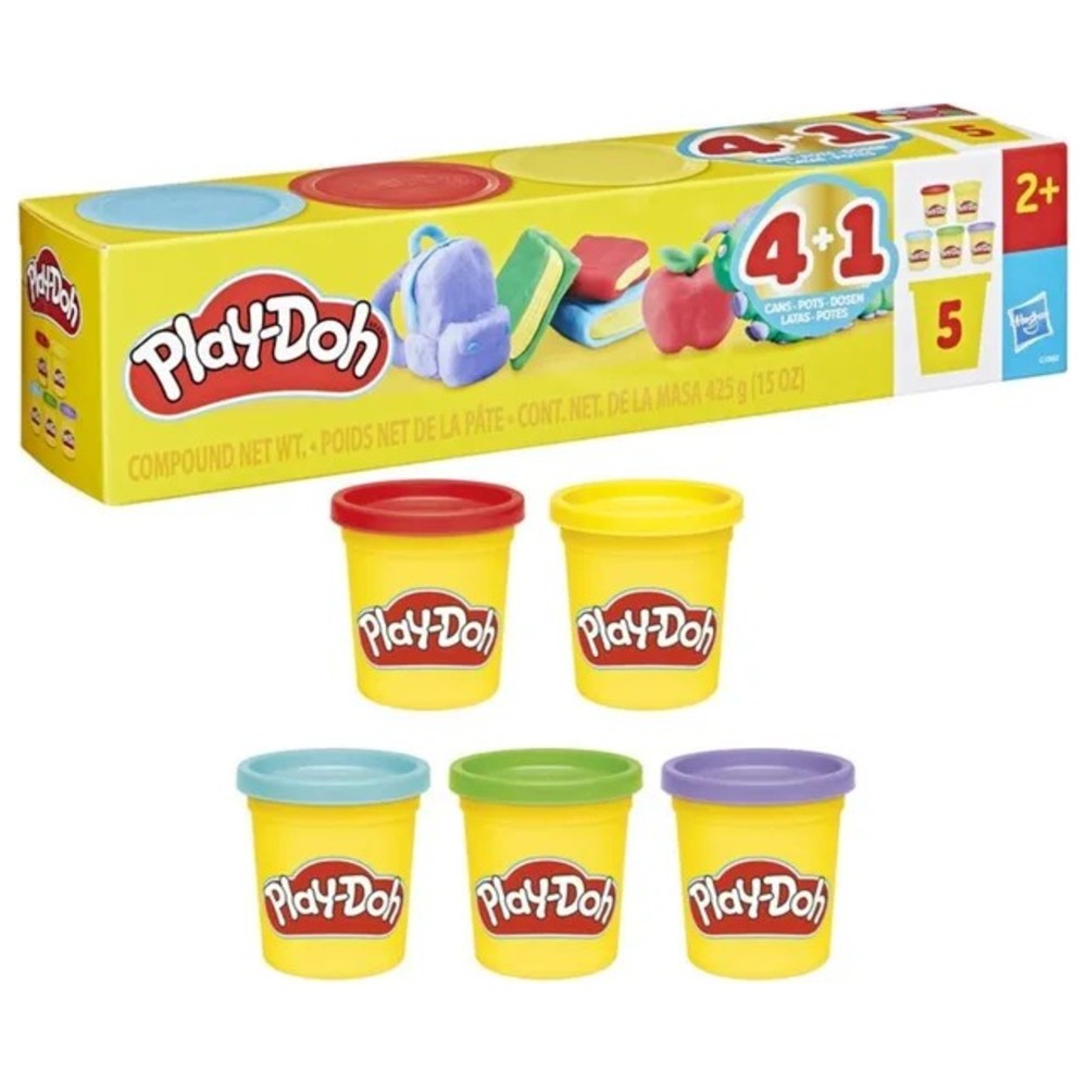Play-Doh - Back To School Modeling Compound - 425 gm - 5 Pc Set