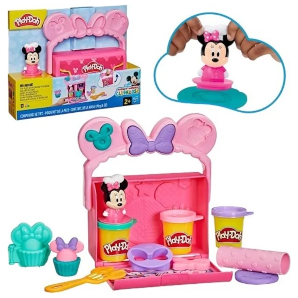 Play-Doh - Disney Junior Minnie On-the-Go Bakery Playset With Clay Dough