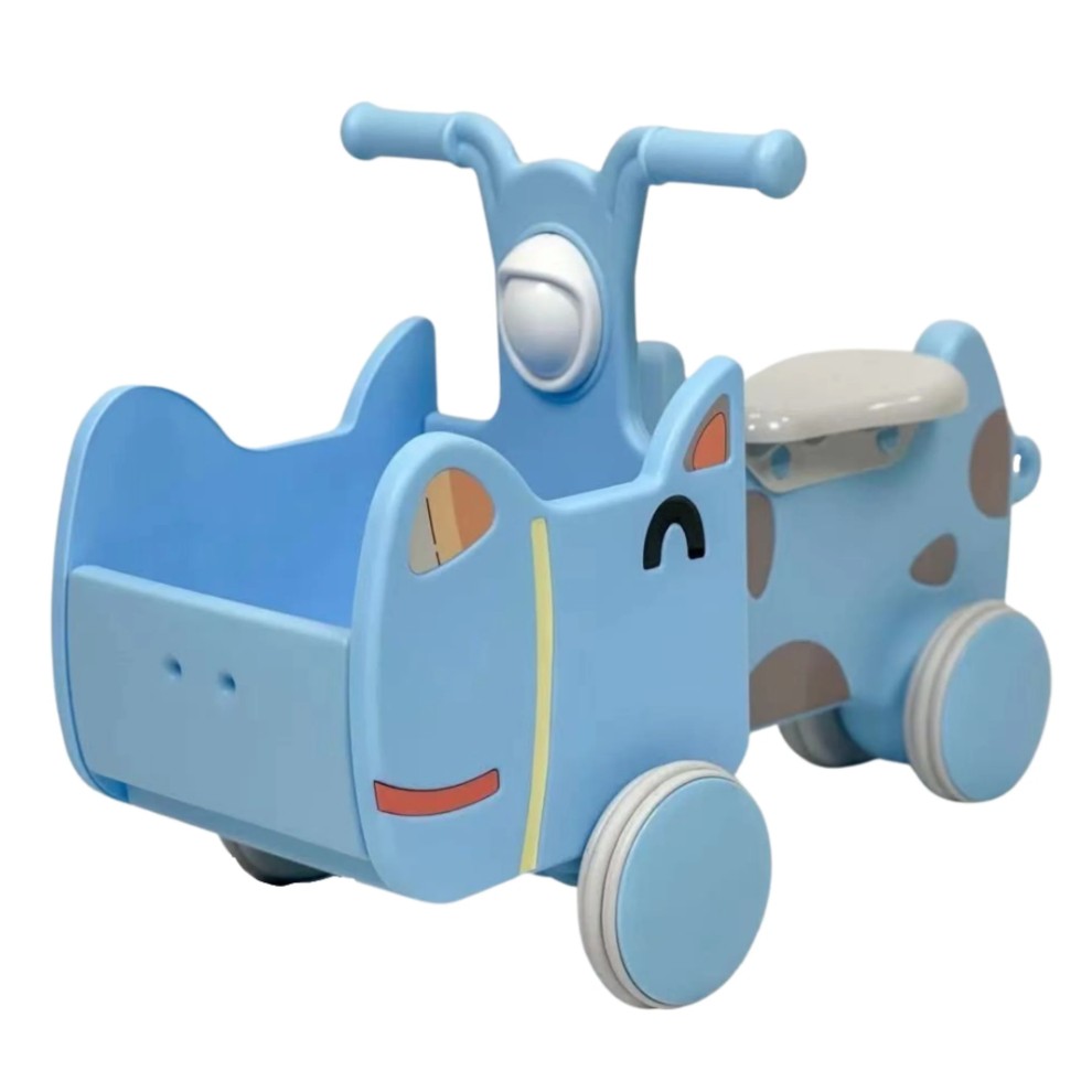 Home Canvas - Dog Ride-On Push Car - Light Blue