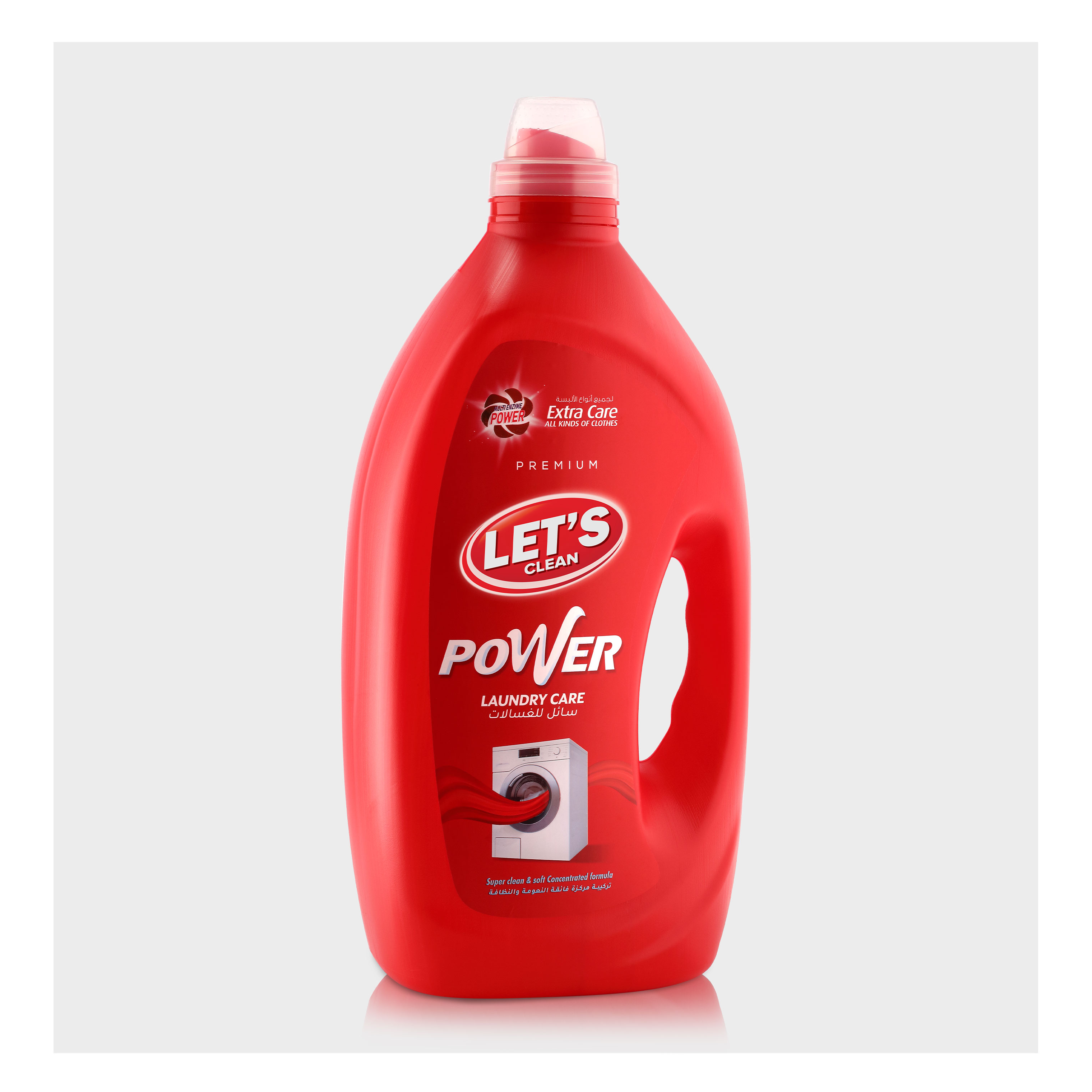 Let's Clean - Liquid Detergent Of Colored Clothes - Power - 1L