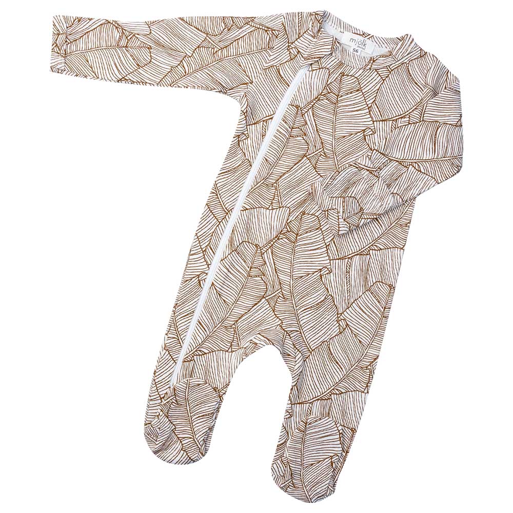 Mjolk Palm Tree Sleepsuit