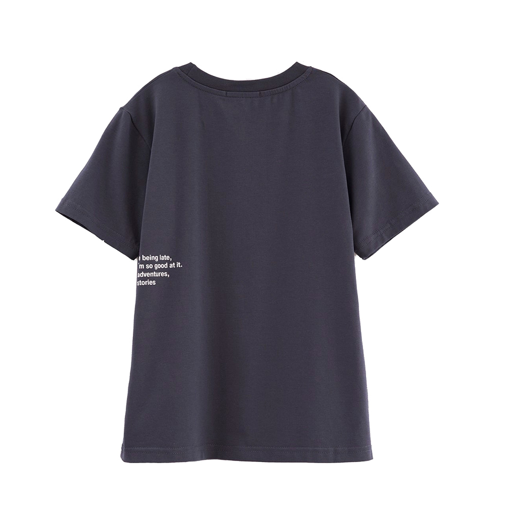 Bell Bimbo Boys Printed T-Shirt - Grey