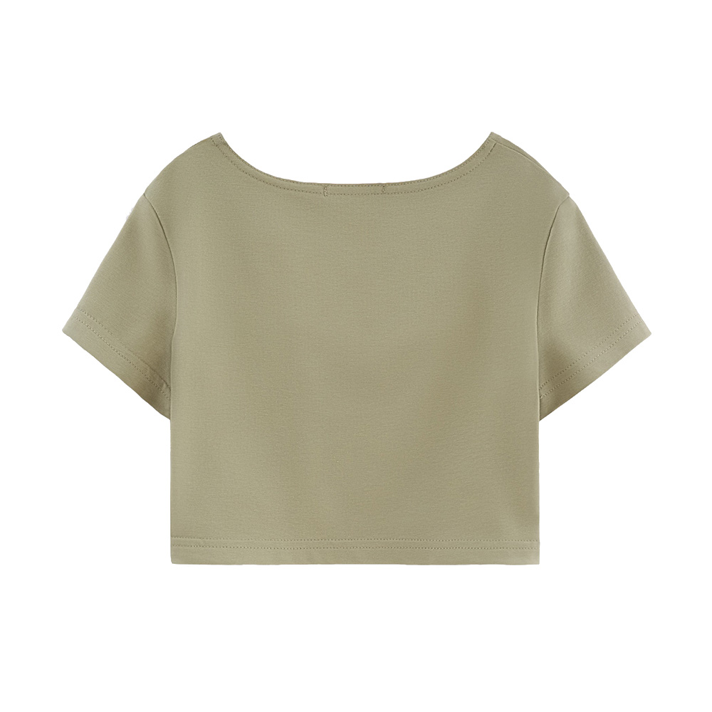 Bell Bimbo Girls Cropped Top - Green