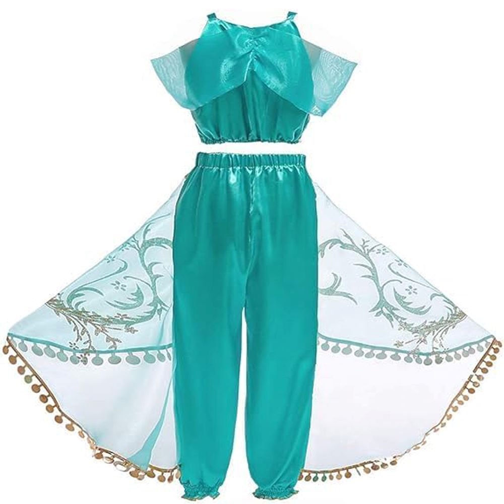 BrainGiggles - 2pc-Set - Princess Jasmine Dress Costume