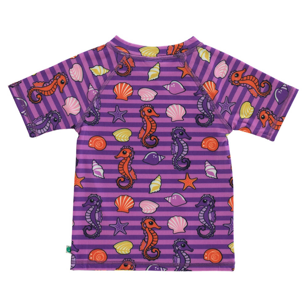 Smafolk Crabs Print UV50 T-Shirt - Purple