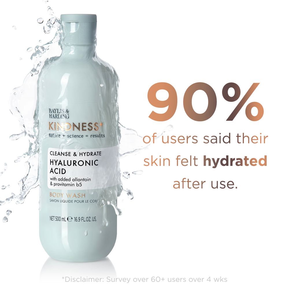 Baylis & Harding - Kindness Plus Hyaluronic Acid Body Wash - 500 ml