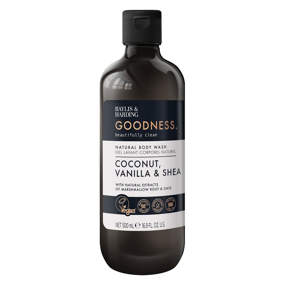 Baylis & Harding - Goodness Natural Body Wash - Coconut, Vanilla & Shea - 500 ml