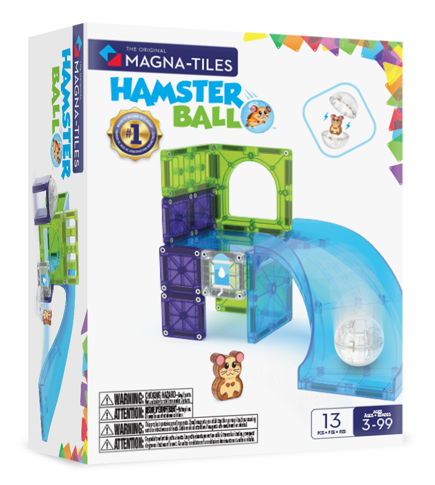 Magna-Tiles - Hamster Ball - Magnetic Construction Set - 13pcs