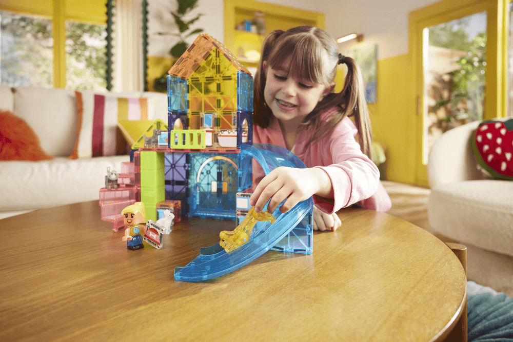 Magna-Tiles - Pet Playhouse - Magnetic Construction Set - 50pcs