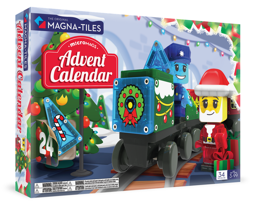 Magna-Tiles Advent Calendar - Magnetic Construction Set - 34pcs