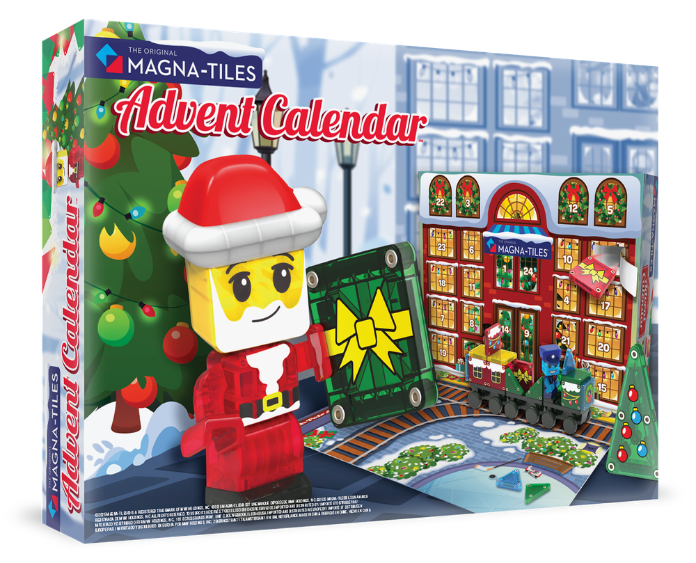 Magna-Tiles Advent Calendar - Magnetic Construction Set - 34pcs