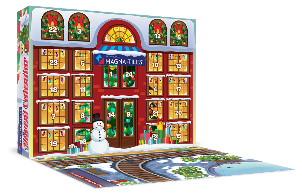 Magna-Tiles Advent Calendar - Magnetic Construction Set - 34pcs