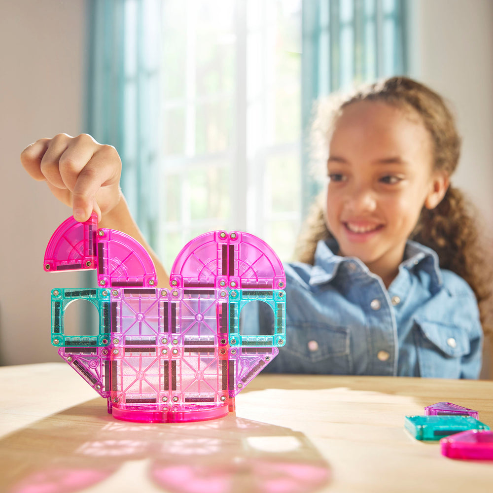 Magna-Tiles - Micromags Heart To Heart 26pc-Set - Multicolor